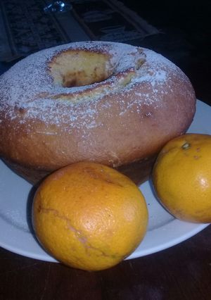 Una foto de Torta de mandarinas