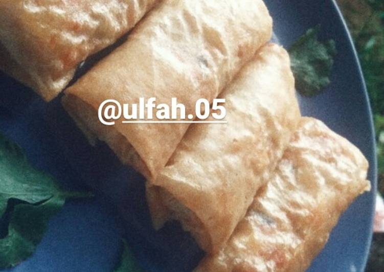 Langkah Mudah untuk Membuat Lumpia isi sayur dan telur yang Enak