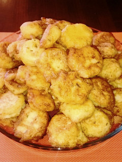 A picture of Spanish cod fritters.