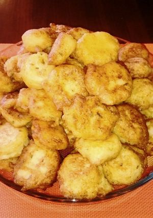 A picture of Spanish cod fritters.