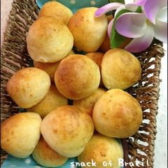 A picture of Easy with Rice Cakes Pao De Queijo.