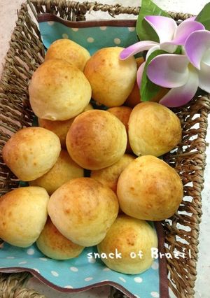 A picture of Easy with Rice Cakes Pao De Queijo.