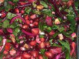 سلطة سبانخ مع الشمندر