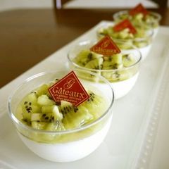 A picture of Refreshing Bavarian Cream With Kiwifruit.