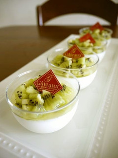 A picture of Refreshing Bavarian Cream With Kiwifruit.