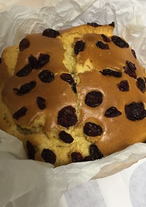 蔓越莓戚風蛋糕 的食譜成品照片