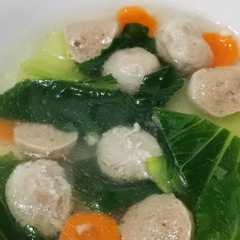 Sayur Bakso, Pokcoy & Wortel-レシピのメイン写真