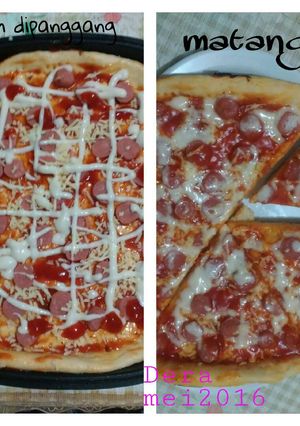 Foto resep PIZZA teflon Happycall no ribet, praktis dan endess nyess