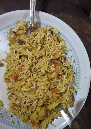A picture of #noodles.