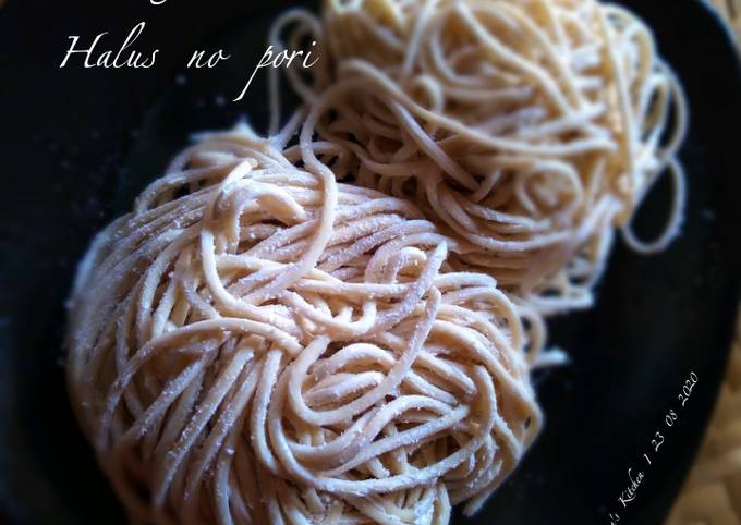 Cara Gampang Menyiapkan #Homemade mie kenyal lembut halus no putus2👌 Anti Gagal