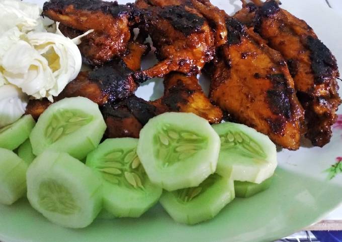 Ayam kampung bakar ungkep