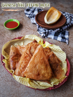 Foto resep Samosa Tahu Pepaya Muda
