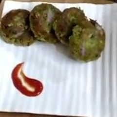 A picture of Matar Tikki or Green Peas Tikki.
