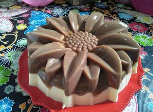 Foto resep Puding mocca nissin mix puding busa mentega