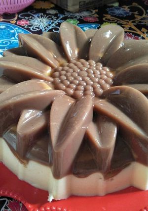 Foto resep Puding mocca nissin mix puding busa mentega