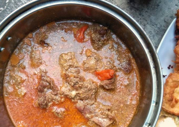 Kip rendang slowcooker bereidingswijze