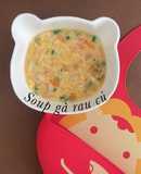 Soup gà rau củ - ăn dặm