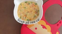 Hình ảnh món Soup gà rau củ - ăn dặm