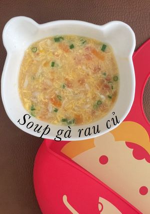Hình của món Soup gà rau củ - ăn dặm.
