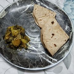 Spring Onion Aloo sabji A picture of Spring Onion Aloo sabji.