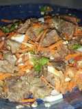 Salpicón de carne y fideos. Grace
