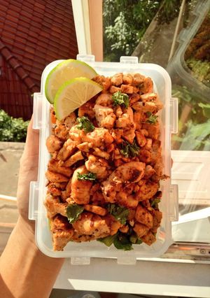 Foto resep Honey Lime Chicken, Tofu, and Tempe