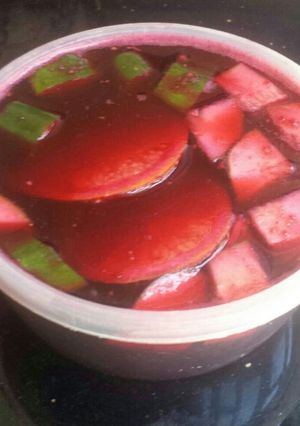 A picture of Chilled Zobo Drink.