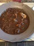 Alubias carillas con berberechos y almejas