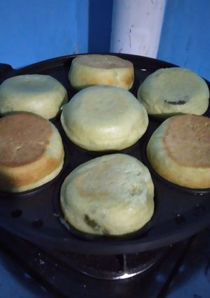 Foto resep Roti popice melon filling matcha