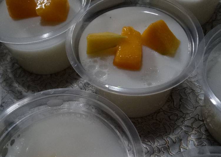 Puding Susu Mangga