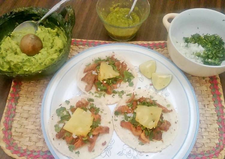 Tacos al pastor (Olla de cocción lenta-SlowCooker-CrockPot)