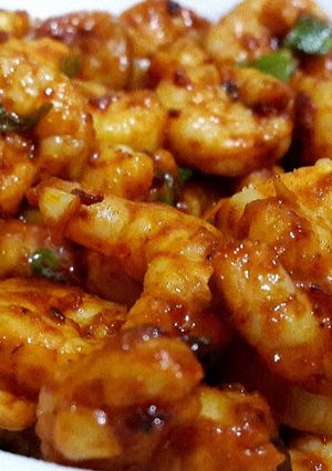 A picture of BBQ Prawns.