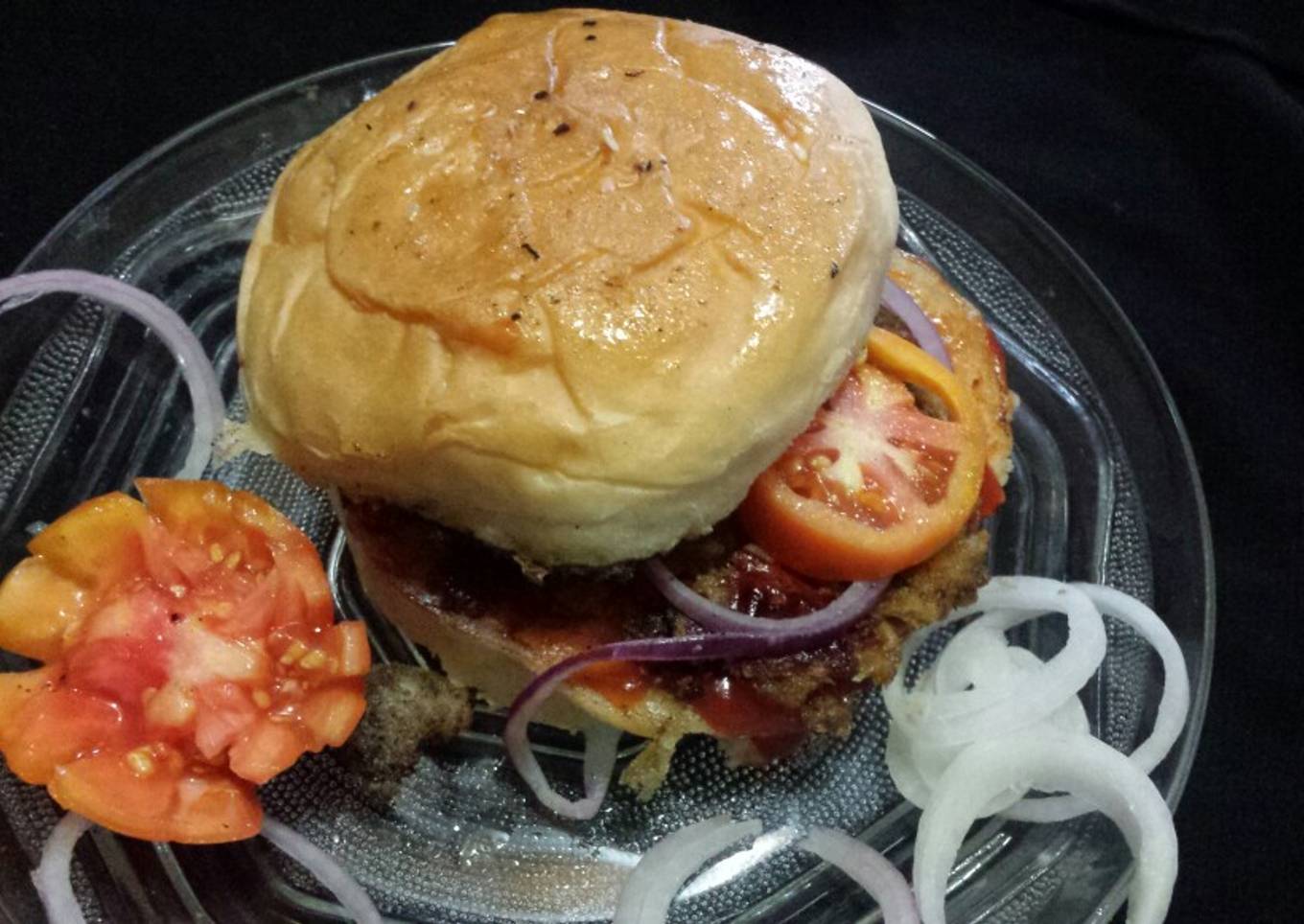 Chapli kabab burger