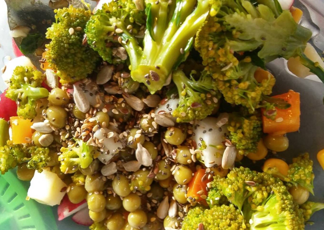 Ensalada rápida súper nutritiva y cero calorías