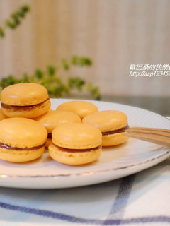 【黃金起士馬卡龍】Macaron 的食譜成品照片