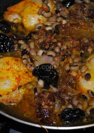 A picture of Sour Black Eyed Beans Stew (Turshi Ghorma).