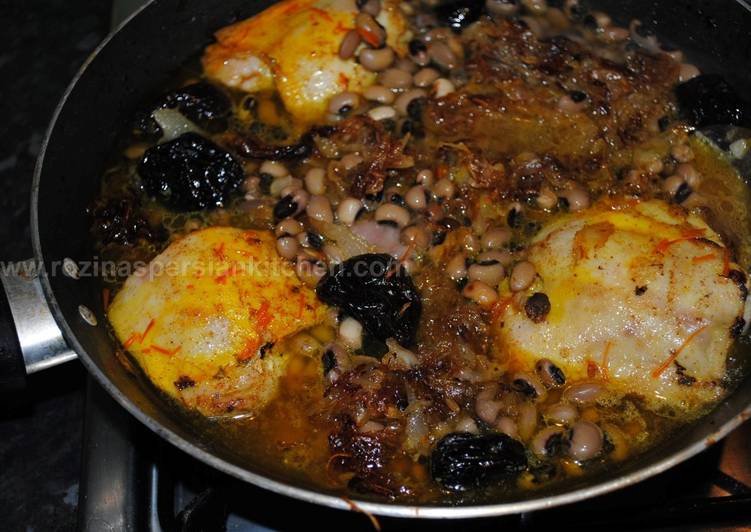 Recipe of Super Quick Homemade Sour Black Eyed Beans  Stew (Turshi Ghorma)