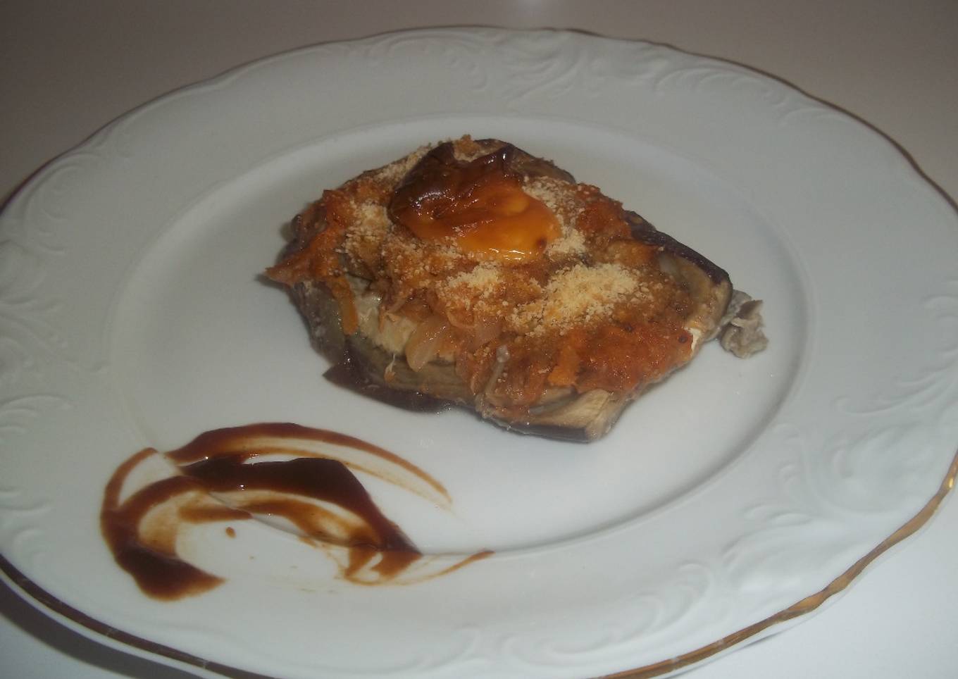 Berenjenas rellenas de caballa y gratinadas