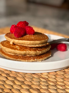 Una foto de 🥞🥞Hot cakes de avena súper saludables!🥞🥞