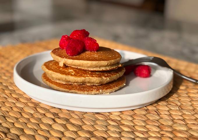 ??Hot cakes de avena súper saludables!?? Receta de Debora Zazulak-  Cookpad