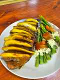 Chuck Roast with Accordion Potatoes and Sides