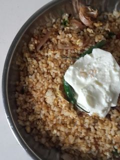 A picture of Maldive fish egg rice.