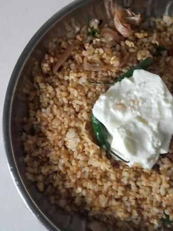 Easy Steps to Prepare Recipes Maldive fish egg rice the So Delicious Tasty.