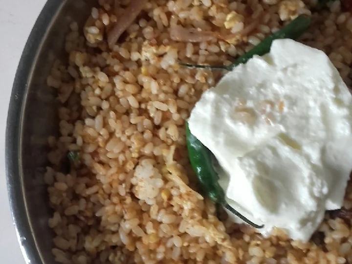 Easy Steps to Prepare Recipes Maldive fish egg rice the So Delicious Tasty.