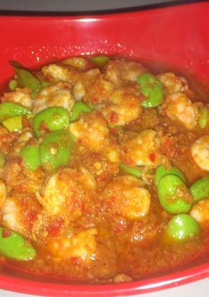Foto resep Udang sambel pete