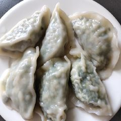 Homemade Spinach Dumpling A picture of Homemade Spinach Dumpling.