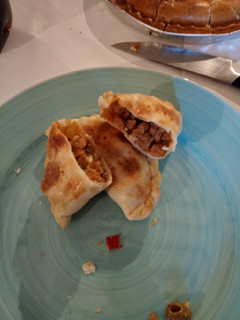 Una foto de Empanadas vegetarianas de soja texturizada