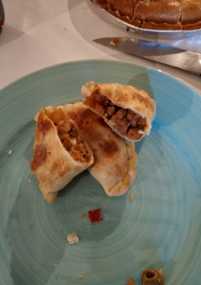 Una foto de Empanadas vegetarianas de soja texturizada