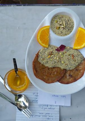 મિલેટ માલપુઆ વિથ રાગી રબડી રેસીપી મુખ્ય ફોટો
