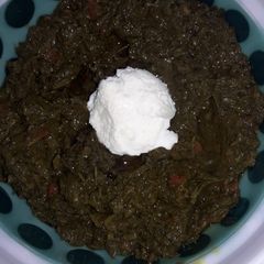 A picture of Sarso ka sag.